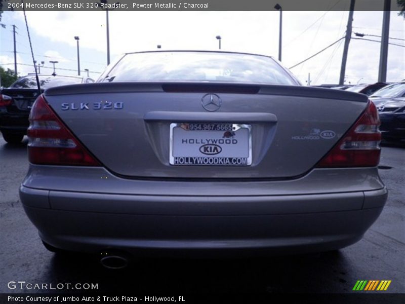 Pewter Metallic / Charcoal 2004 Mercedes-Benz SLK 320 Roadster