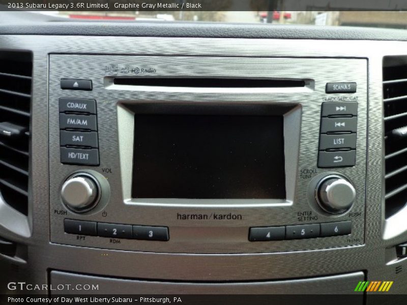 Graphite Gray Metallic / Black 2013 Subaru Legacy 3.6R Limited