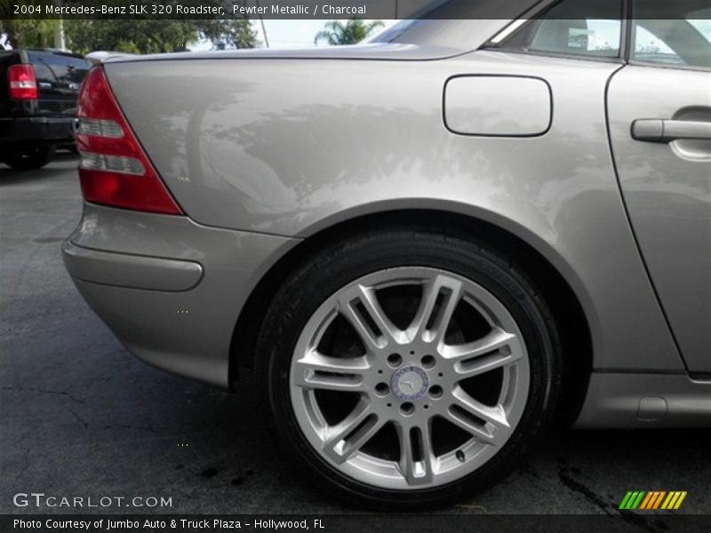 Pewter Metallic / Charcoal 2004 Mercedes-Benz SLK 320 Roadster