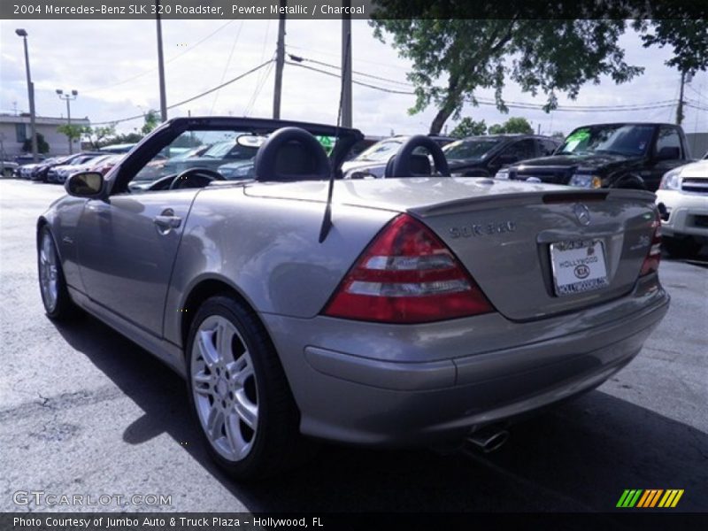 Pewter Metallic / Charcoal 2004 Mercedes-Benz SLK 320 Roadster