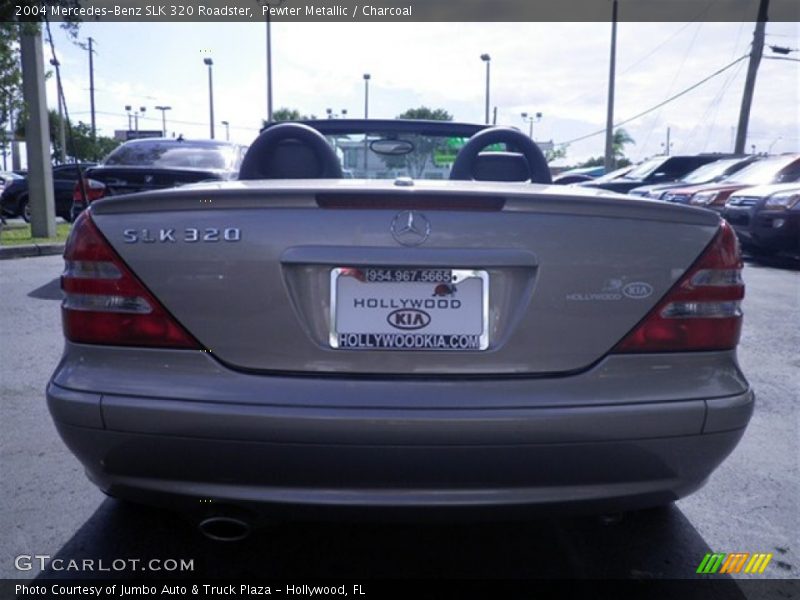 Pewter Metallic / Charcoal 2004 Mercedes-Benz SLK 320 Roadster