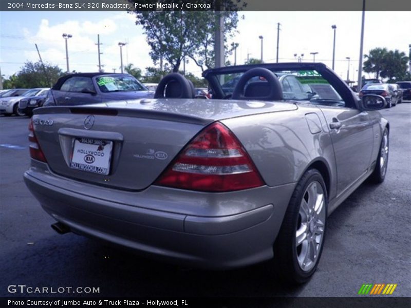 Pewter Metallic / Charcoal 2004 Mercedes-Benz SLK 320 Roadster