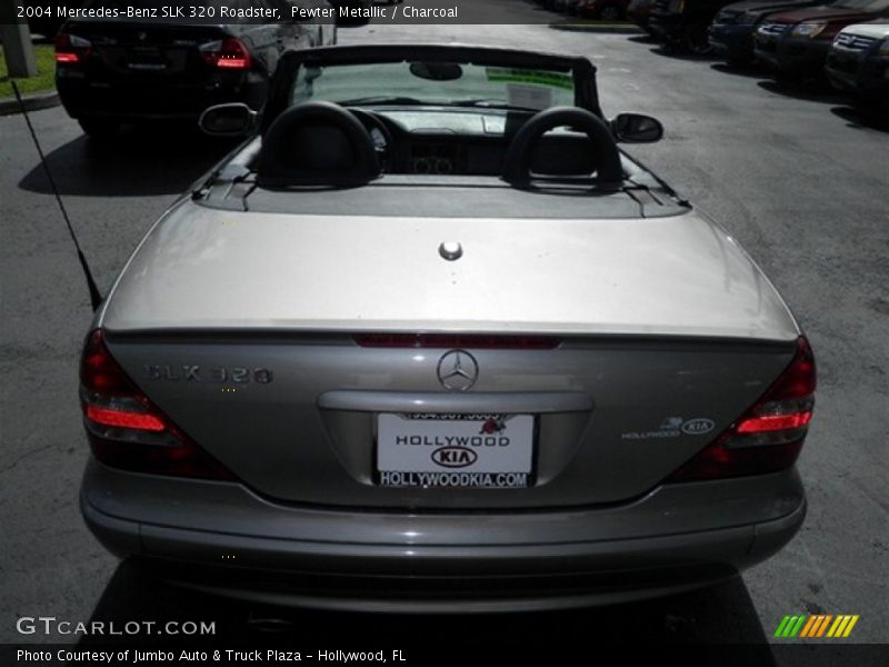 Pewter Metallic / Charcoal 2004 Mercedes-Benz SLK 320 Roadster