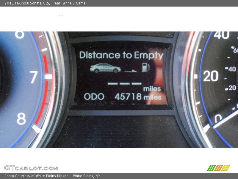 Pearl White / Camel 2011 Hyundai Sonata GLS