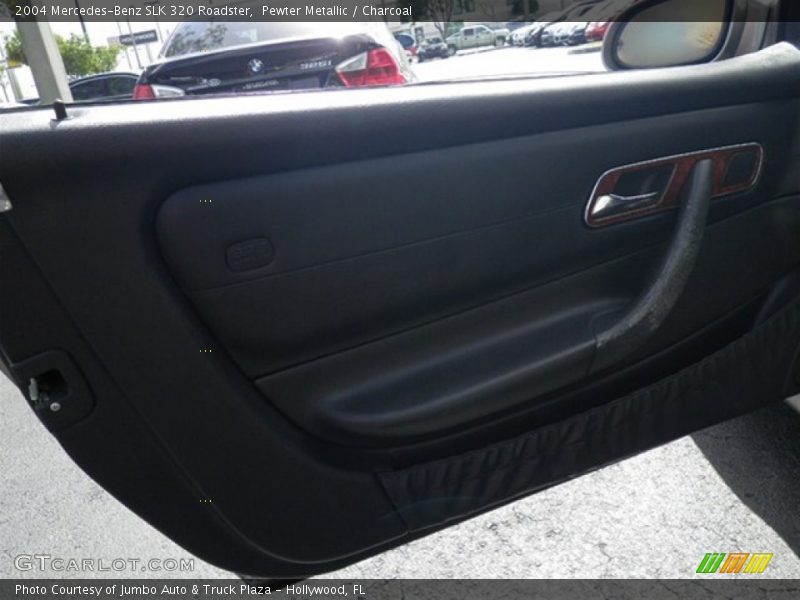 Pewter Metallic / Charcoal 2004 Mercedes-Benz SLK 320 Roadster