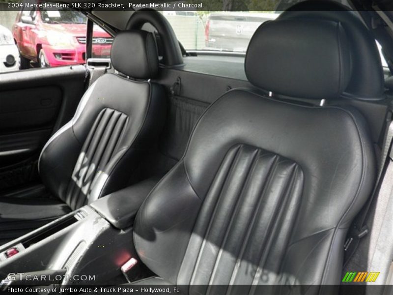 Pewter Metallic / Charcoal 2004 Mercedes-Benz SLK 320 Roadster