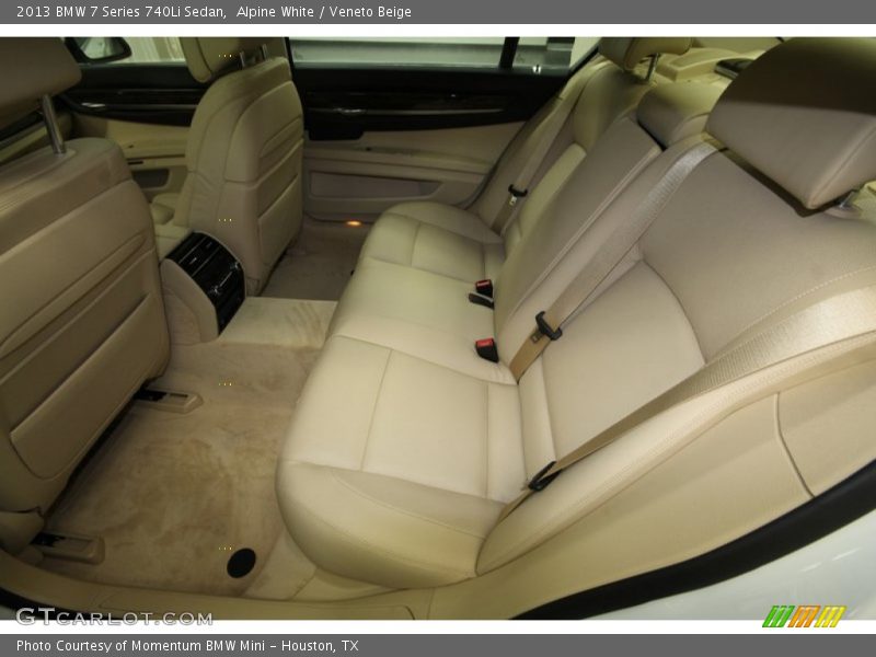 Alpine White / Veneto Beige 2013 BMW 7 Series 740Li Sedan