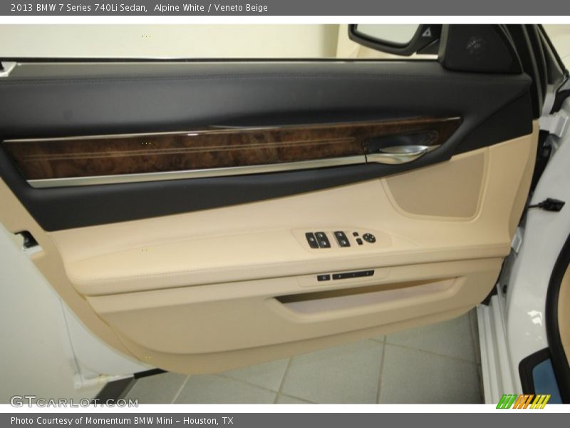 Alpine White / Veneto Beige 2013 BMW 7 Series 740Li Sedan