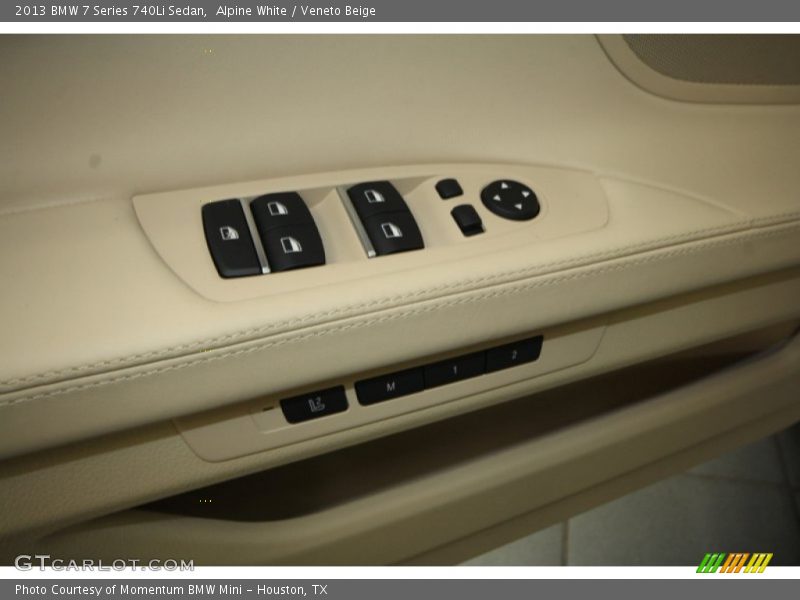 Alpine White / Veneto Beige 2013 BMW 7 Series 740Li Sedan