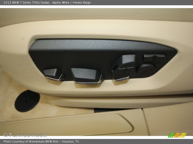 Alpine White / Veneto Beige 2013 BMW 7 Series 740Li Sedan