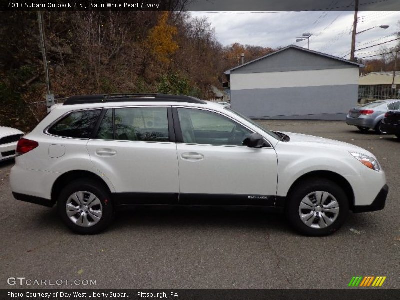 Satin White Pearl / Ivory 2013 Subaru Outback 2.5i