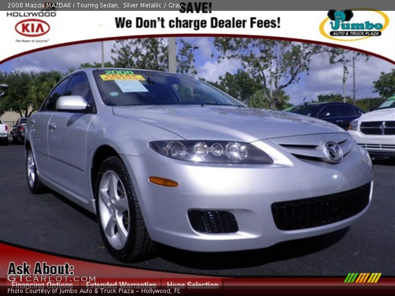 Silver Metallic / Gray 2008 Mazda MAZDA6 i Touring Sedan