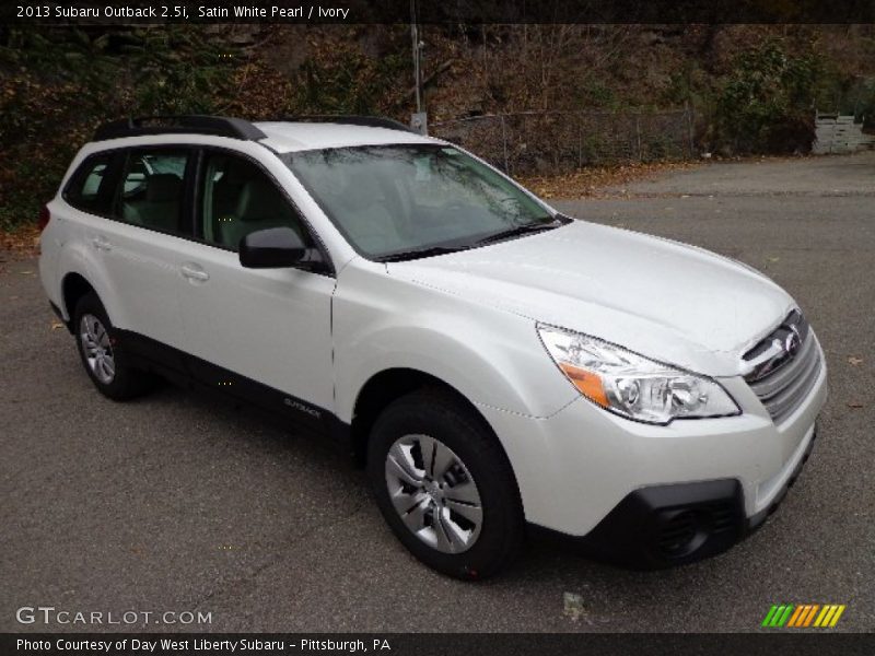 Satin White Pearl / Ivory 2013 Subaru Outback 2.5i