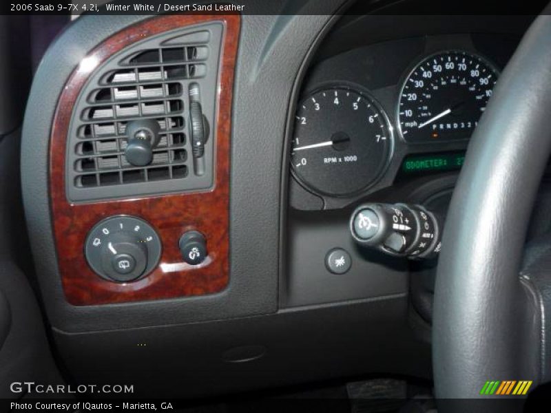 Winter White / Desert Sand Leather 2006 Saab 9-7X 4.2i