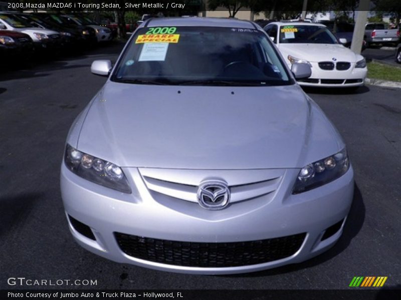 Silver Metallic / Gray 2008 Mazda MAZDA6 i Touring Sedan