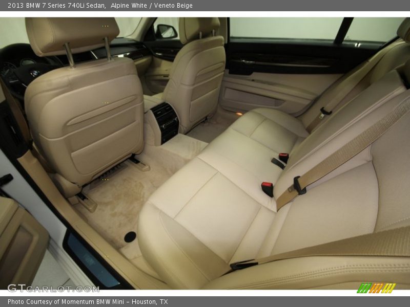 Alpine White / Veneto Beige 2013 BMW 7 Series 740Li Sedan
