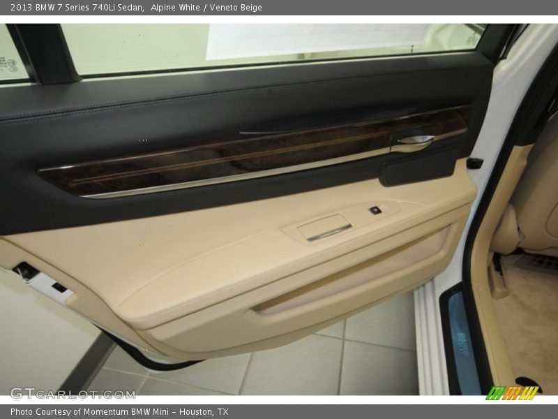 Alpine White / Veneto Beige 2013 BMW 7 Series 740Li Sedan