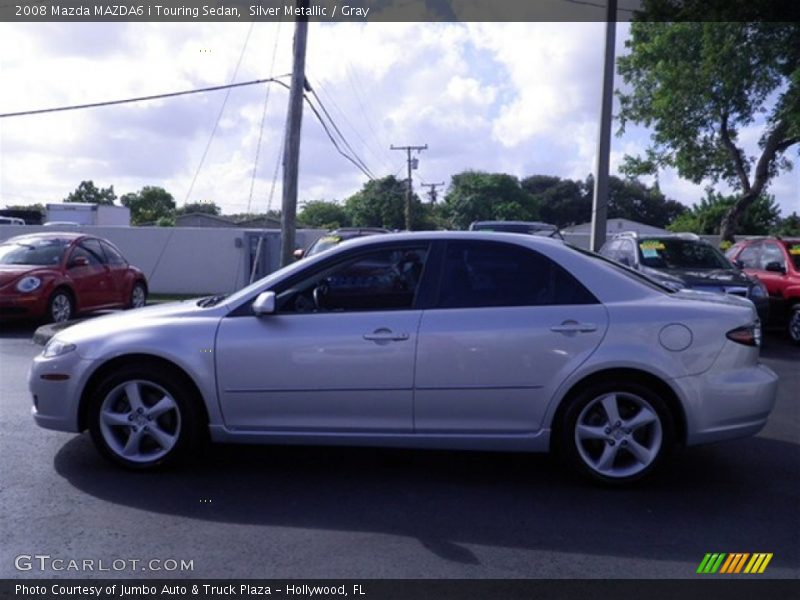 Silver Metallic / Gray 2008 Mazda MAZDA6 i Touring Sedan