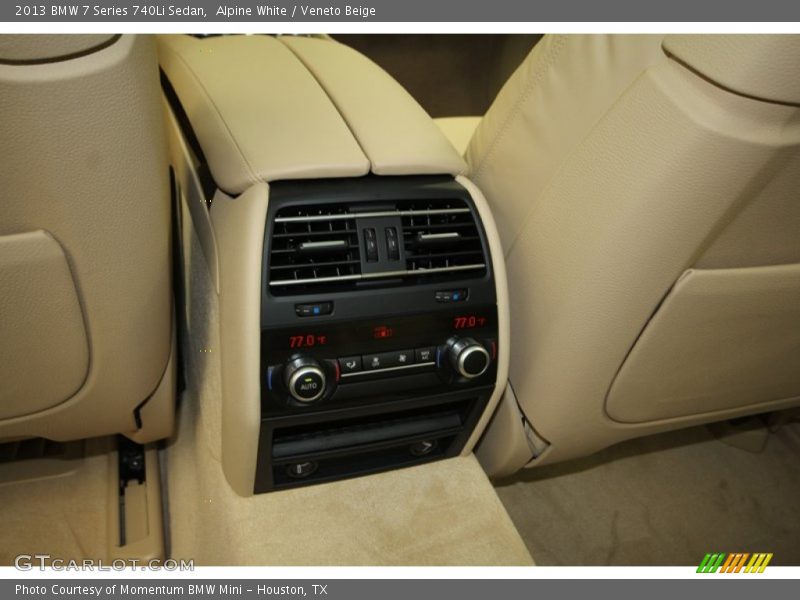 Alpine White / Veneto Beige 2013 BMW 7 Series 740Li Sedan