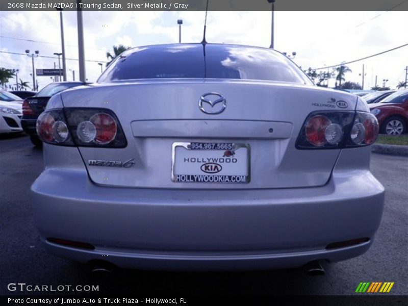 Silver Metallic / Gray 2008 Mazda MAZDA6 i Touring Sedan