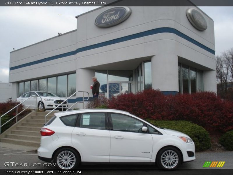 Oxford White / Charcoal Black 2013 Ford C-Max Hybrid SE