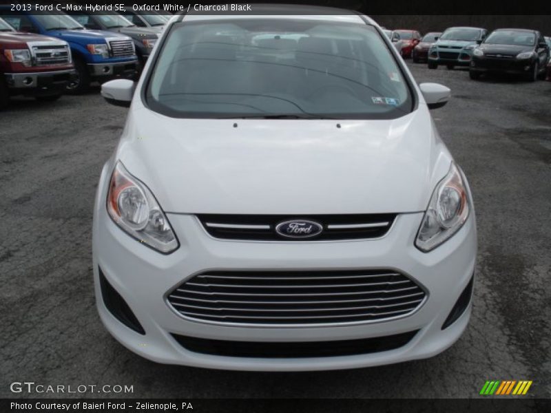 Oxford White / Charcoal Black 2013 Ford C-Max Hybrid SE