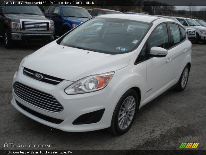 Oxford White / Charcoal Black 2013 Ford C-Max Hybrid SE