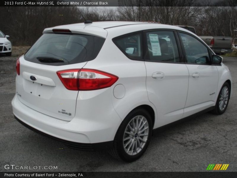Oxford White / Charcoal Black 2013 Ford C-Max Hybrid SE
