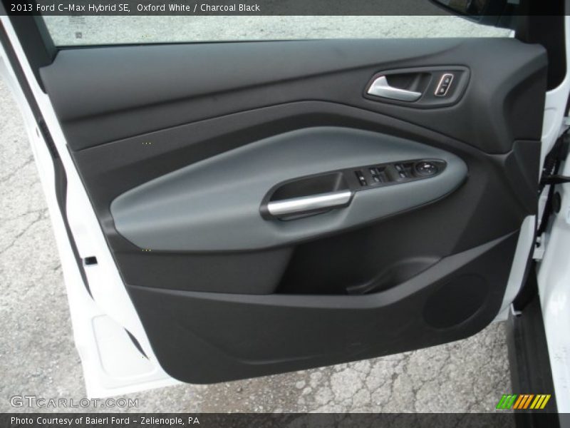 Oxford White / Charcoal Black 2013 Ford C-Max Hybrid SE