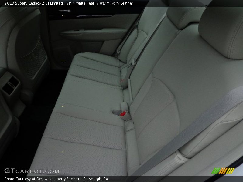 Satin White Pearl / Warm Ivory Leather 2013 Subaru Legacy 2.5i Limited