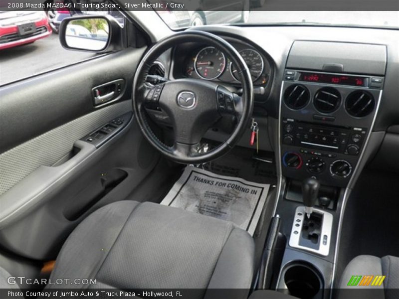 Silver Metallic / Gray 2008 Mazda MAZDA6 i Touring Sedan