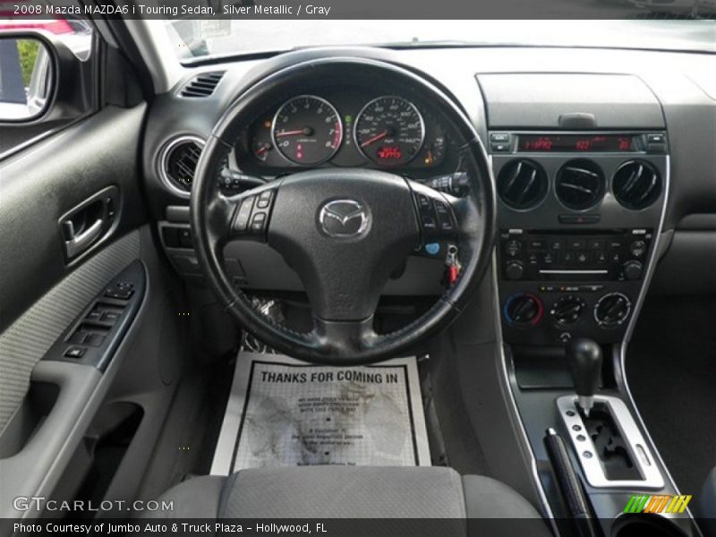 Silver Metallic / Gray 2008 Mazda MAZDA6 i Touring Sedan