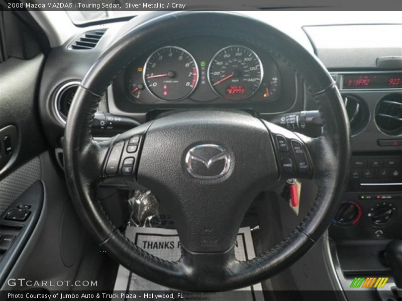 Silver Metallic / Gray 2008 Mazda MAZDA6 i Touring Sedan