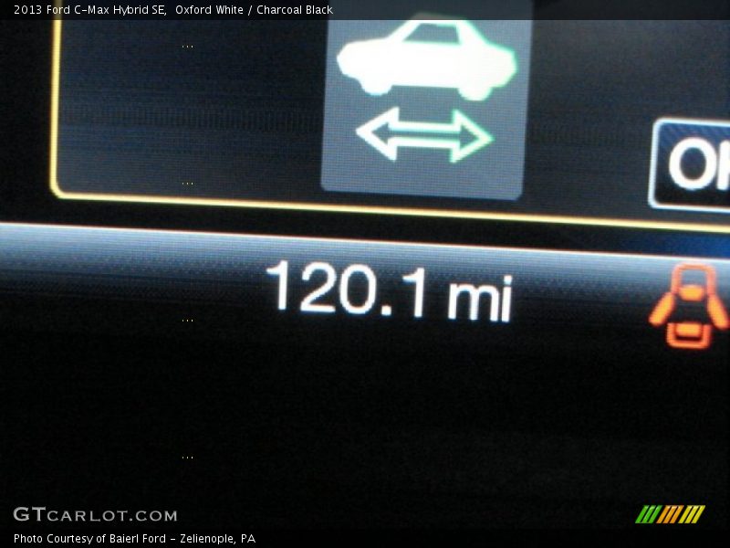 Oxford White / Charcoal Black 2013 Ford C-Max Hybrid SE