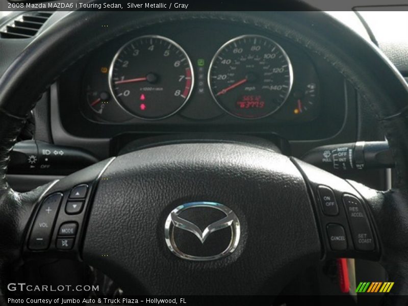 Silver Metallic / Gray 2008 Mazda MAZDA6 i Touring Sedan