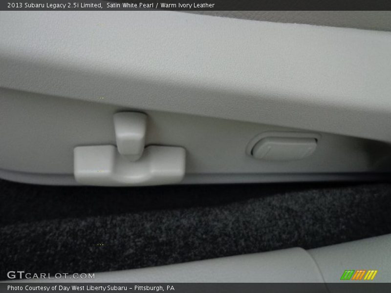 Satin White Pearl / Warm Ivory Leather 2013 Subaru Legacy 2.5i Limited
