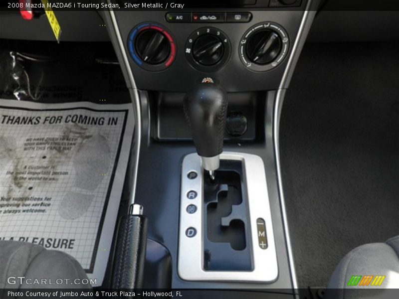 Silver Metallic / Gray 2008 Mazda MAZDA6 i Touring Sedan