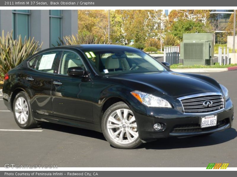 Black Obsidian / Graphite 2011 Infiniti M 37 Sedan