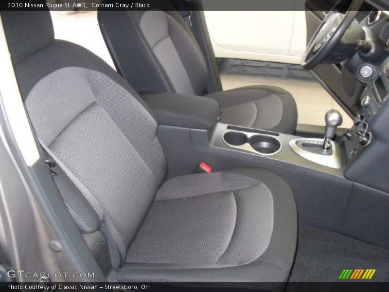 Gotham Gray / Black 2010 Nissan Rogue SL AWD