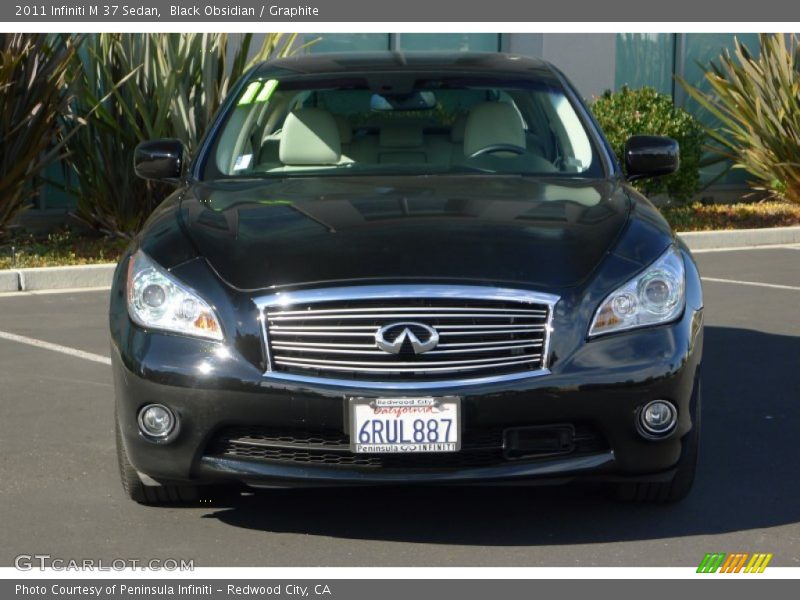 Black Obsidian / Graphite 2011 Infiniti M 37 Sedan