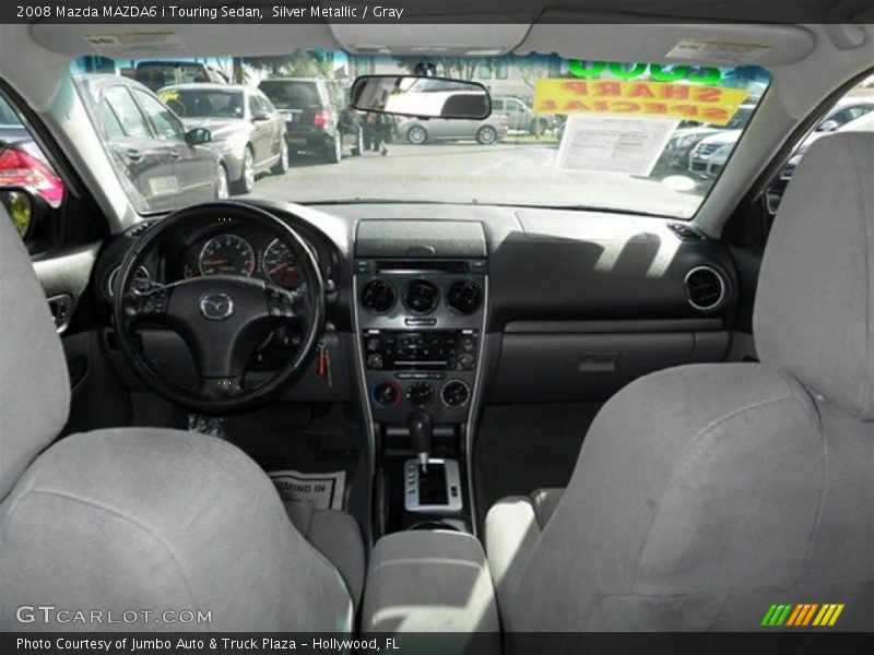 Silver Metallic / Gray 2008 Mazda MAZDA6 i Touring Sedan