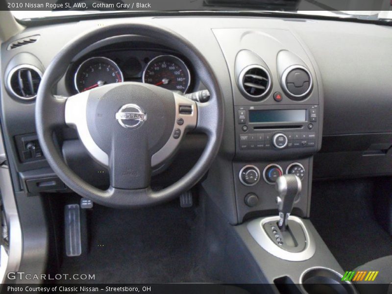 Gotham Gray / Black 2010 Nissan Rogue SL AWD