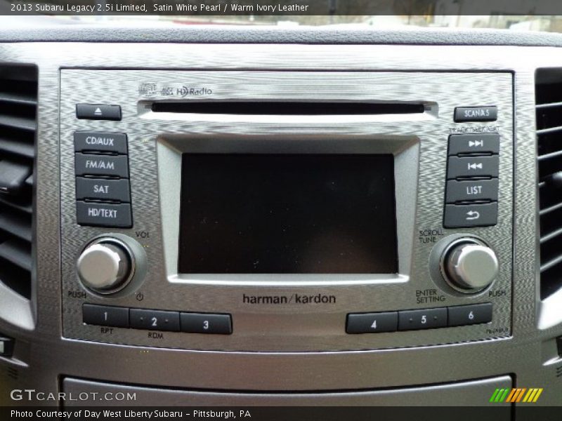 Satin White Pearl / Warm Ivory Leather 2013 Subaru Legacy 2.5i Limited
