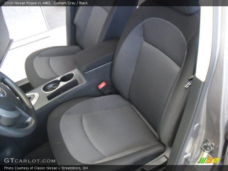 Gotham Gray / Black 2010 Nissan Rogue SL AWD