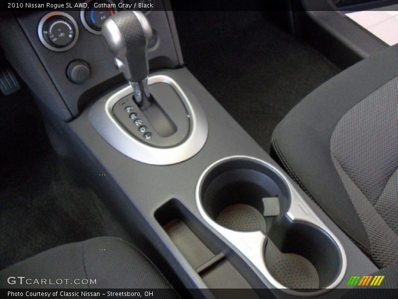 Gotham Gray / Black 2010 Nissan Rogue SL AWD