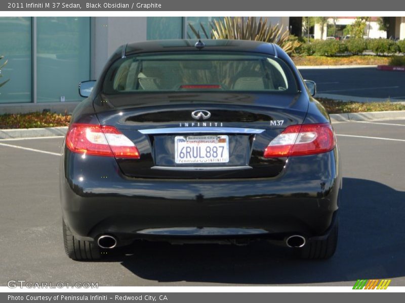 Black Obsidian / Graphite 2011 Infiniti M 37 Sedan
