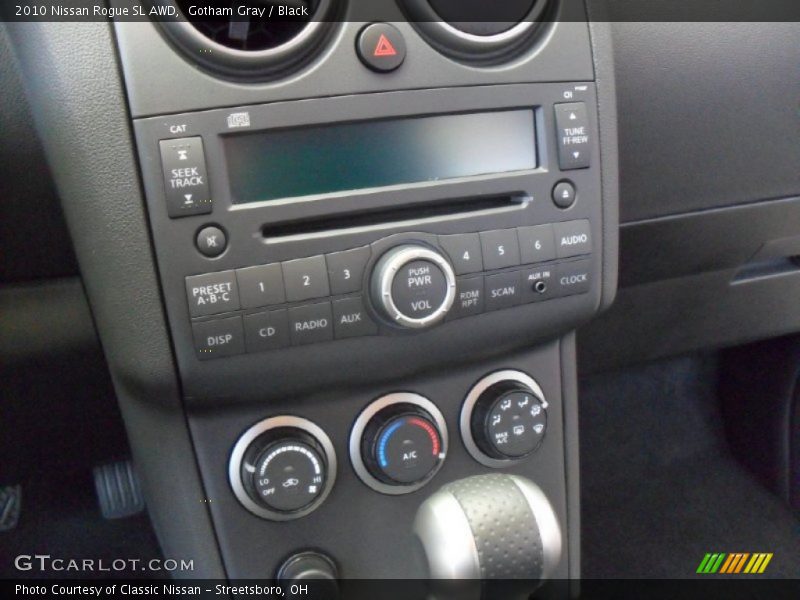 Gotham Gray / Black 2010 Nissan Rogue SL AWD
