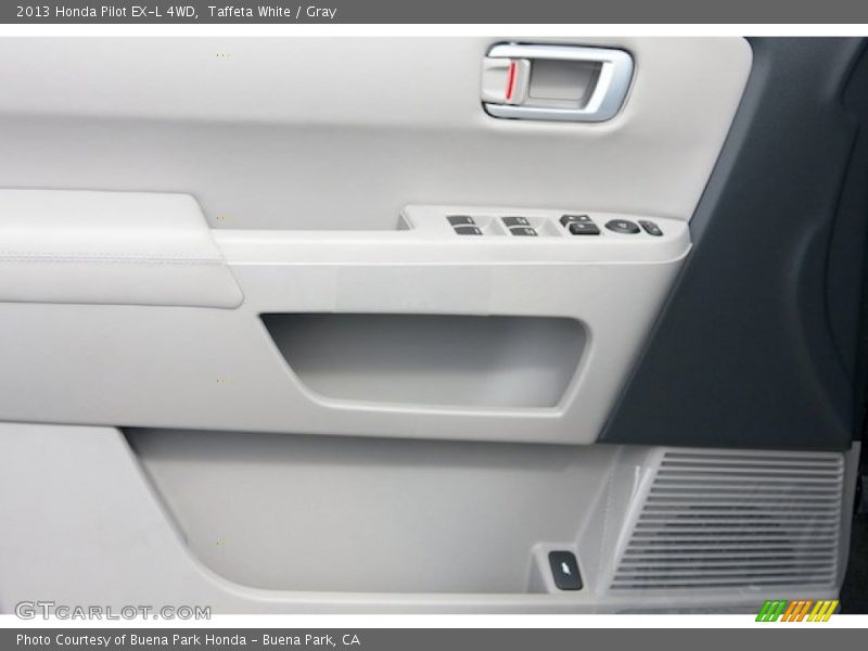 Taffeta White / Gray 2013 Honda Pilot EX-L 4WD