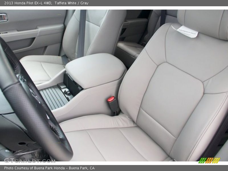Taffeta White / Gray 2013 Honda Pilot EX-L 4WD
