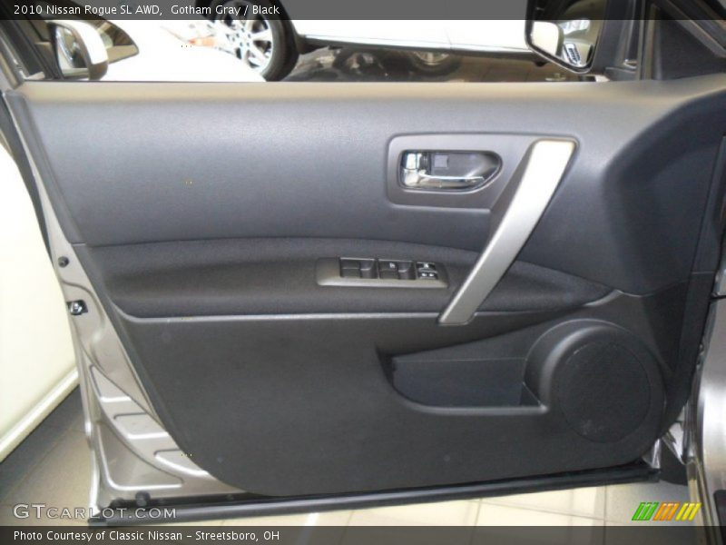 Gotham Gray / Black 2010 Nissan Rogue SL AWD
